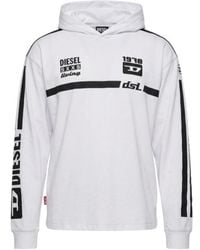 DIESEL - T Boxt Logo Hoodies - Lyst