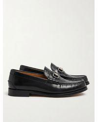 Gucci - Gg Horsebit Slip-On Loafers - Lyst