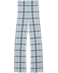 Acne Studios - Checked Trousers - Lyst