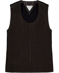 Bottega Veneta - Leather Tailored Fit Jacket - Lyst