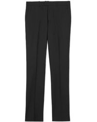 Burberry - Wool Bond Tailored Trousers - Lyst