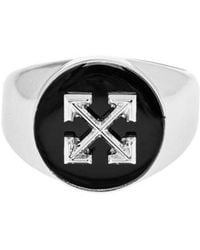 Off-White c/o Virgil Abloh - Logo Ring - Lyst