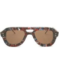 Thom Browne - Eyewear Aviator Frame Sunglasses - Lyst