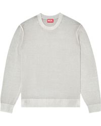DIESEL - K-Larence-B Reverse-Printed Jumper - Lyst