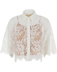 MICHAEL Michael Kors - Lace Shirt - Lyst