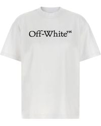 Off-White c/o Virgil Abloh - 'Big Logo Bookish' T-Shirt - Lyst