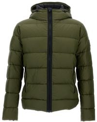 Fay - Hooded Puffer Jacket - Lyst