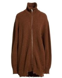 MM6 by Maison Margiela - A Lightweight Knitted Long-Sleeved Top - Lyst