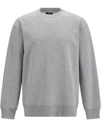 Balmain - Embroidered Logo Crewneck Sweatshirt - Lyst