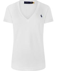 Polo Ralph Lauren - Logo V-Neck T-Shirt - Lyst