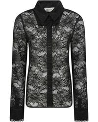 Sportmax - Long-Sleeved Laced Shirt - Lyst