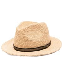 Borsalino - Ribbon Straw Hat - Lyst