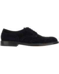 Doucal's - Brogue-Detail Suede Oxford Shoes - Lyst