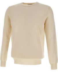 Kangra Cashmere - Kangra Crew Neck Knitted Sweater - Lyst