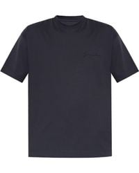 Givenchy - Logo Embossed Crewneck T-Shirt - Lyst