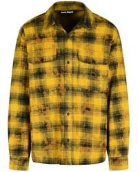 Palm Angels - 'Army' Cotton Blend Shirt - Lyst