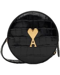 Ami Paris - Round Paris Shoulder Bag - Lyst