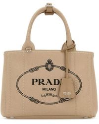 Prada - Jardinière Logo Detailed Tote Bag - Lyst