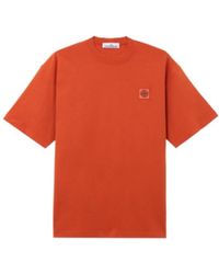 Stone Island - Regular-Fit T-Shirt With Compass Patch - Lyst