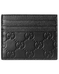 Gucci - Gg Emblem Card Case - Lyst