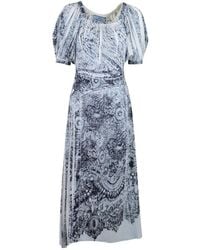 Prada - Round-Neck Dress - Lyst