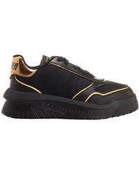 Versace - Odissea Chunky Leather Sneakers - Lyst