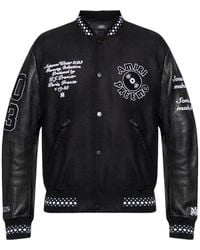 Amiri - Logo Embroidered Varsity Jacket - Lyst