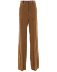 Max Mara - Stitched Design Casual Pants - Lyst