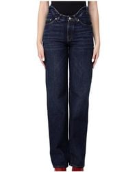 Jean Paul Gaultier - The Curved Bootcut Denim Jeans - Lyst