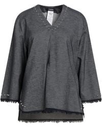 Max Mara - Solid-Color Denim Top - Lyst