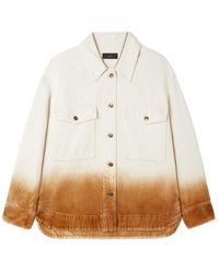 Alanui - Bright Hues Two-Toned Denim Overshirt - Lyst