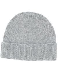 Drumohr - Ribbed Cashmere Beanie Hat - Lyst