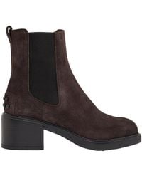 Tod's - Gomma 60 Suede Ankle Boots - Lyst