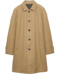 Prada - Reversible Buttoned Coat - Lyst