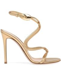 Gianvito Rossi - Strappy High Heeled Sandals - Lyst