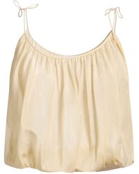 Tory Burch - Solid Color Sleeveless Top - Lyst