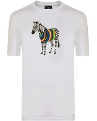 Paul Smith - Crew Neck Short Sleeve T-Shirt - Lyst