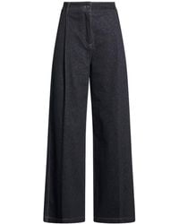 Max Mara - Dark Wash Straight-Leg Jeans - Lyst