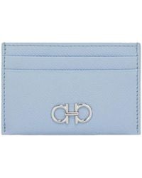 Ferragamo - Gancini Leather Card Holder - Lyst