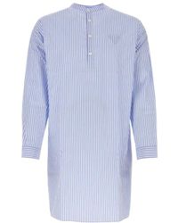 Prada - Striped Poplin Shirt - Lyst