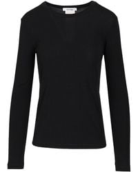 Max Mara - Salmone Ribbed-Knit Crewneck Top - Lyst