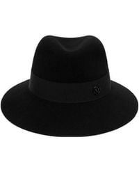 Maison Michel - Henrietta Wool Fedora Hat - Lyst