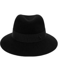 Maison Michel - Henrietta Wool Fedora Hat - Lyst