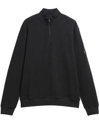 Barbour - Quarter-Zip Stand Collar Sweatshirt - Lyst