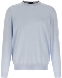 BOSS - Botto Logo Crew Neck Knitted Sweater - Lyst