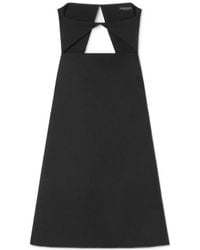 Versace - Cut-Out Open-Back Sleeveless Mini Dress - Lyst