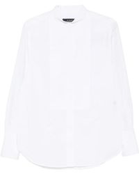 The Seafarer - Bib-Front Band-Collar Shirt - Lyst