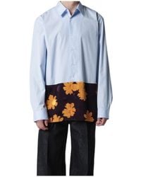 Dries Van Noten - Panelled Long-Sleeved Shirt - Lyst