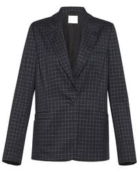 forte_forte - Checked Boxy Jacket - Lyst