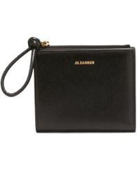 Jil Sander - Logo Printed Bi-Fold Wallet - Lyst